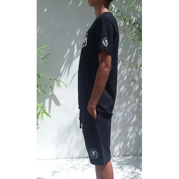 Ensemble Short Tee Shirt Marque Roberto Geissini 100% Coton Coté