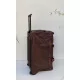 DIPLOMAT Sacs De Voyage Valise Bagage A Roulettes 2 Poches Marron Coté Droit