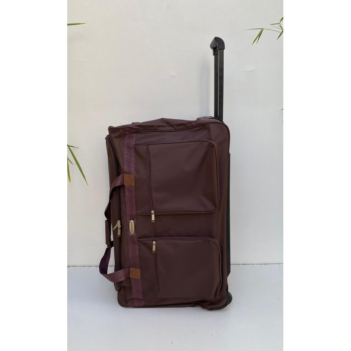 DIPLOMAT Sacs De Voyage Valise Bagage A Roulettes 2 Poches Marron Principale