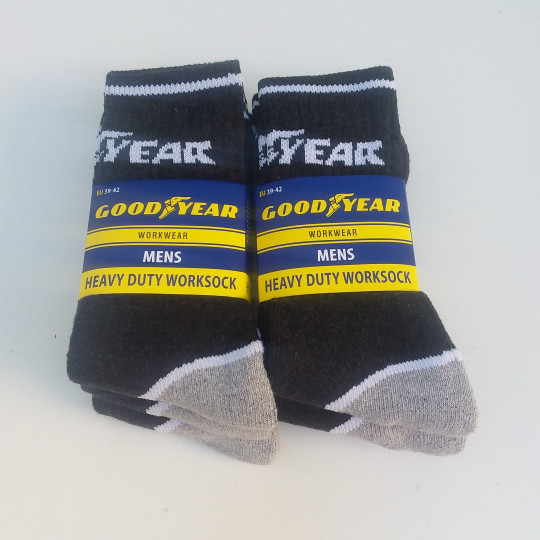 Lot de 6 paires De Chaussettes Chaude de Travail Good Year Noire Principale