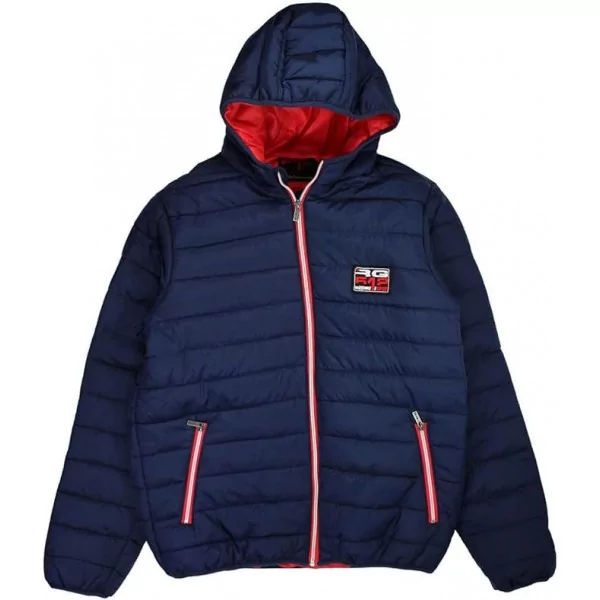 Parka Anorak à Capuche RG512 Adulte Bleu Marine Do