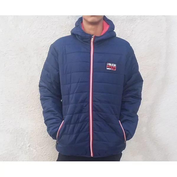 Parka Anorak à Capuche RG512 Adulte Bleu Marine Principale