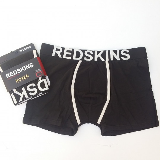 Caleçon Boxer Hommes REDSKINS du S au 2XL Noir Principale