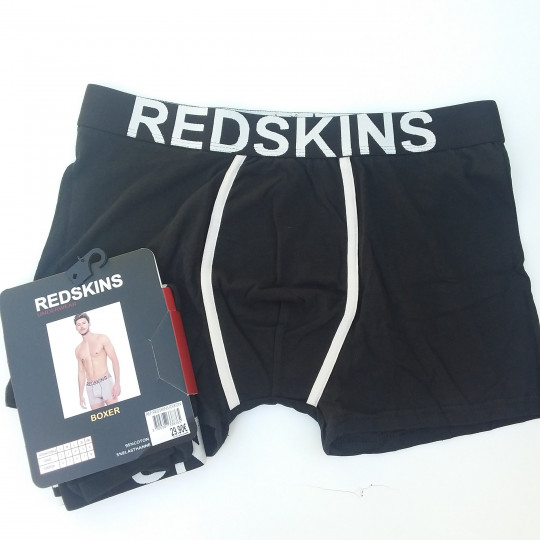 Caleçon Boxer Hommes REDSKINS du S au 2XL Noir Autres