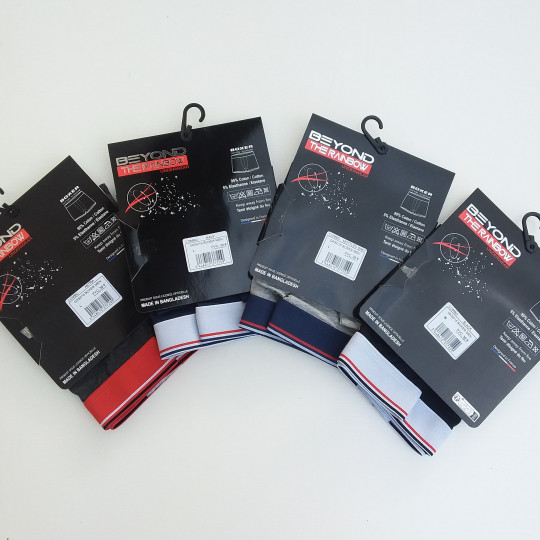 Caleçon Boxer Hommes NASA du S au 2XL Gris Etiquette Do