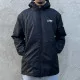 Vestes 3quarts Coupe Vent Imperméables Doublées Sherpa US ATHLETIC ORIGINAL Noire Du S Au XXL Principale