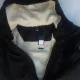 Vestes 3quarts Coupe Vent Imperméables Doublées Sherpa US ATHLETIC ORIGINAL Noire Du S Au XXL Intérieur