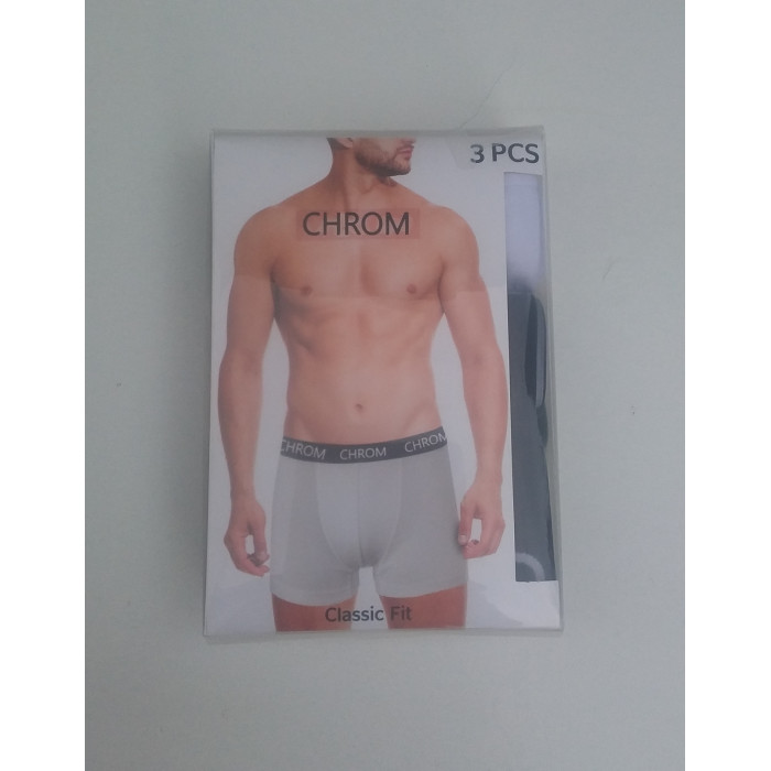 Pack Coffret de 3 Boxers Homme CHROM PARIS Principale