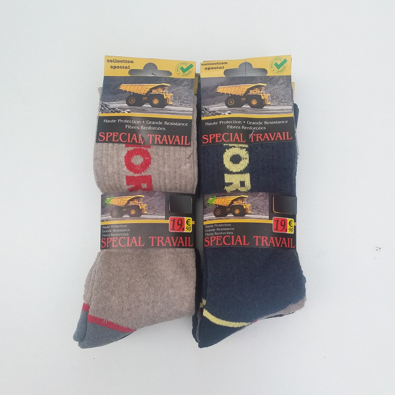 Chaussettes de Travail Homme Lot de 6 Paires WORK