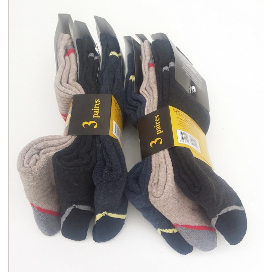 Chaussettes de Travail Homme Lot de 6 Paires WORK