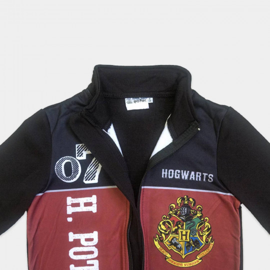 Ensemble de Jogging Unisexe Harry Potter Noir Col Ouvert