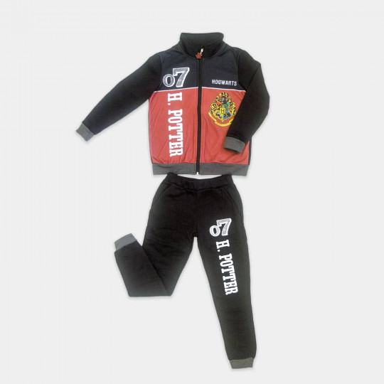 Ensemble de Jogging Unisexe Harry Potter Noir Haut + Bas