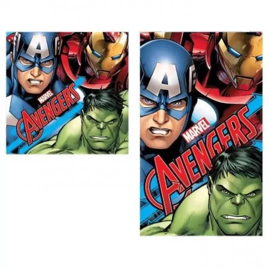 Avengers Marvel Lot de 2 Serviettes de Toilette Pour Mains et Visage Principale