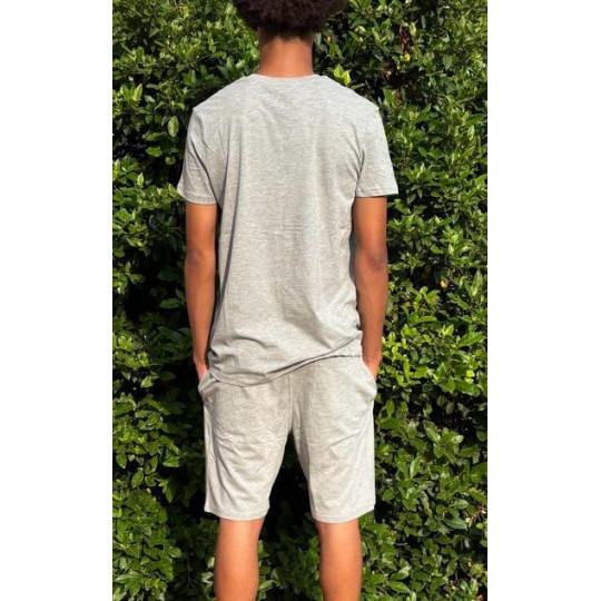 Complet LOTTO Vendu en ensemble ou à l'unité (T-Shirt seul ou short seul au choix) Gris Face