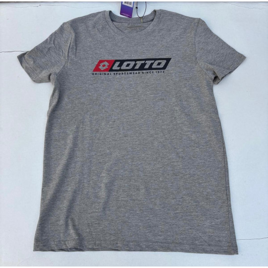 Complet LOTTO Vendu en ensemble ou à l'unité (T-Shirt seul ou short seul au choix) Gris  T-Shirt