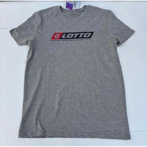 Complet LOTTO Vendu en ensemble ou à l'unité (T-Shirt seul ou short seul au choix) Gris T-Shirt