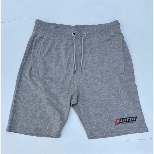 Complet LOTTO Vendu en ensemble ou à l'unité (T-Shirt seul ou short seul au choix) Gris  Bermuda Face