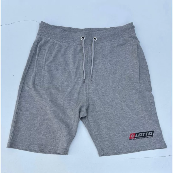 Complet LOTTO Vendu en ensemble ou à l'unité (T-Shirt seul ou short seul au choix) Gris Bermuda Face