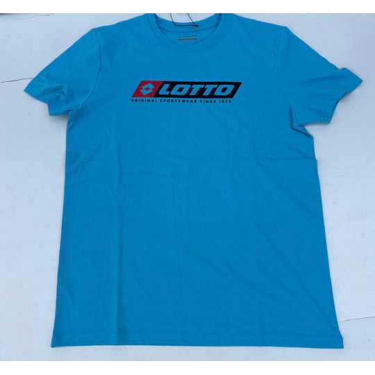 Complet LOTTO Vendu en ensemble ou à l'unité (T-Shirt seul ou short seul au choix) Bleu Clair T-Shirt