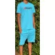 Complet LOTTO Vendu en ensemble ou à l'unité (T-Shirt seul ou short seul au choix) Bleu Clair Face