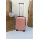 Valise Cabine 55cm ABS à 4 Roues Modèle Collier Rose Principale
