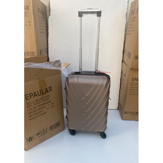 Valise Cabine 55cm ABS à 4 Roues Modèle Collier Or Principale