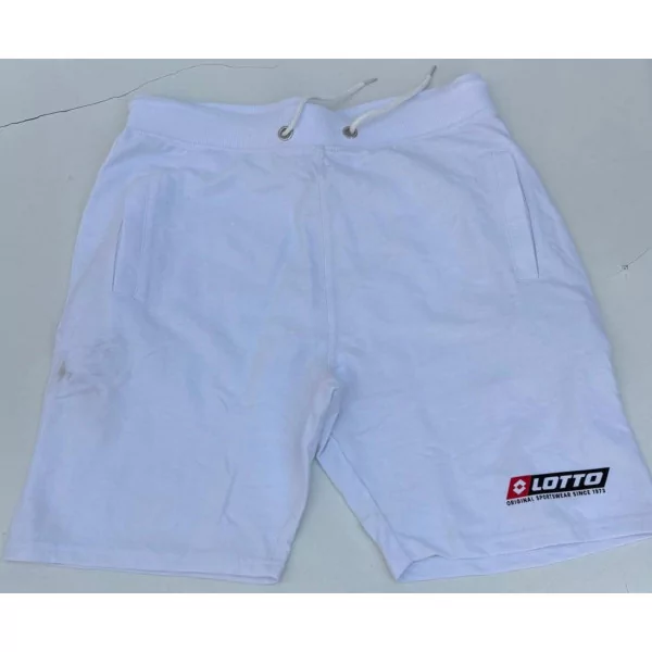 Complet LOTTO Vendu en ensemble ou à l'unité (T-Shirt seul ou short seul au choix) Blanc Short
