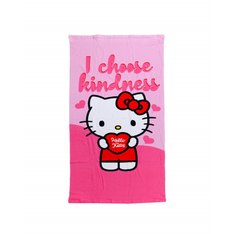 Serviette De Plage -Piscine - HELLO KITTY - 70x140 Cm Principale