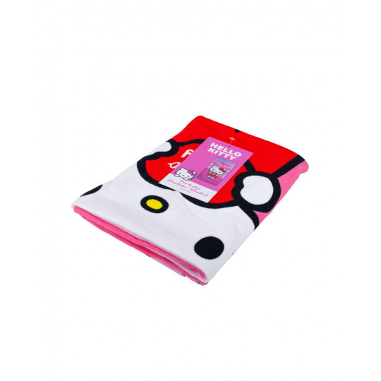 Serviette De Plage -Piscine - HELLO KITTY - 70x140 Cm Etiquette