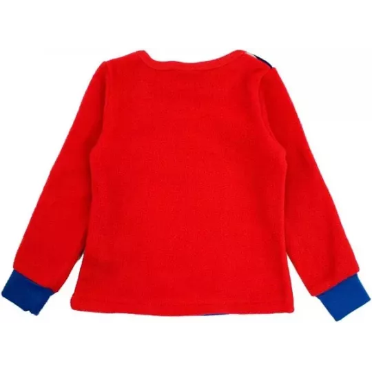 Pyjama 2 Pièces Polaire Enfants MINNIE Doux et Chaud 6 Tailles Rouge Dos