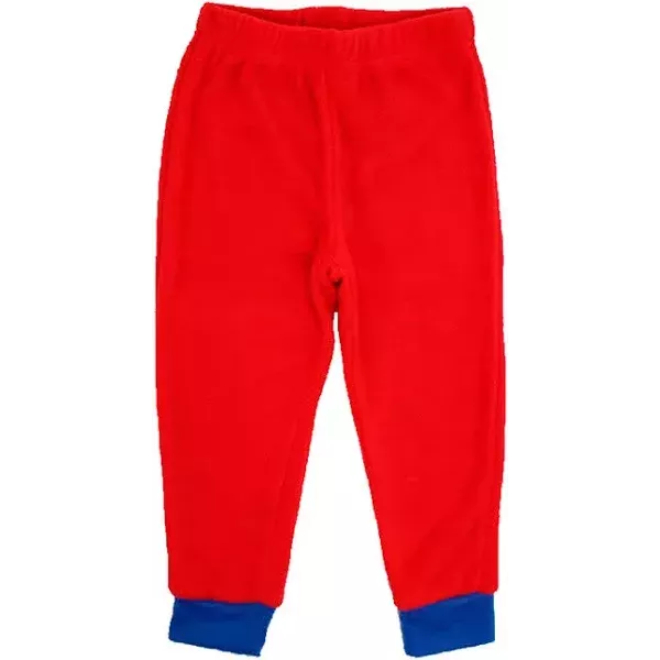 Pyjama 2 Pièces Polaire Enfants MINNIE Doux et Chaud 6 Tailles Rouge Bas