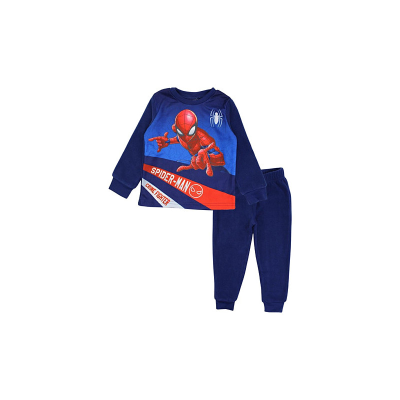 Pyjama 2 Pieces Polaire Enfants SPIDERMAN Bleu Marine 6 Tailles Principale