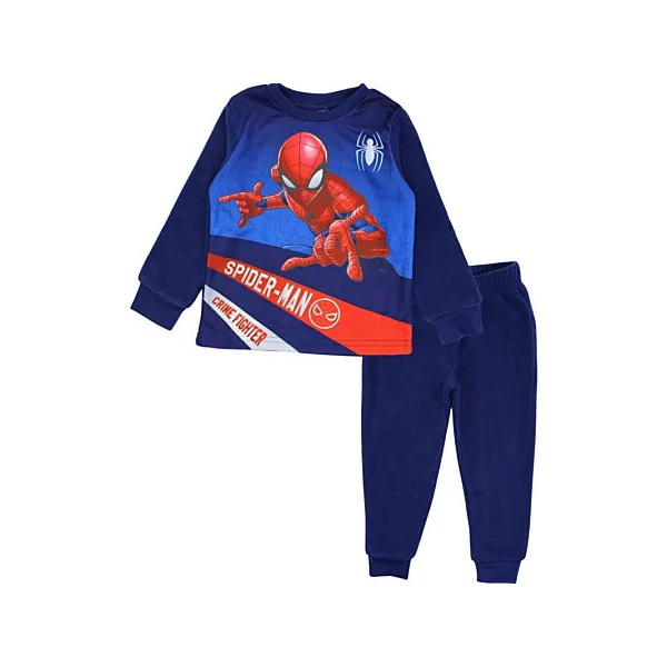 Pyjama 2 Pieces Polaire Enfants SPIDERMAN Bleu Marine 6 Tailles Principale