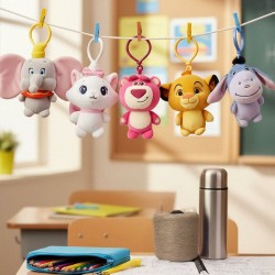 Porte-clés Peluche Disney Rose