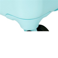 Lot Ensemble de 2 Valises à Roulettes Disney Mickey & Minnie Kisses Bleu Clair