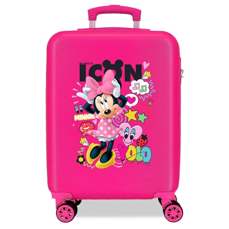Valise Disney Minnie Mouse Rose Fuchsia