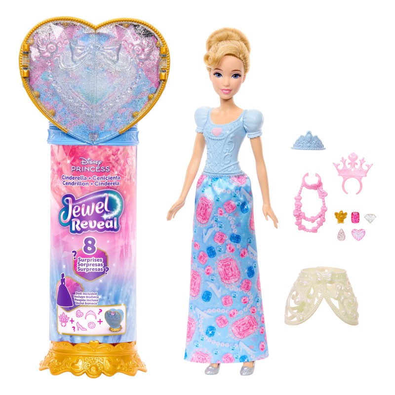 Poupée Cendrillon Jewel Reveal Princesse Disney