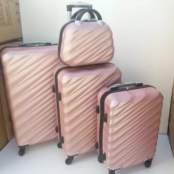 Set de trois valises - ALBATROS - Rose