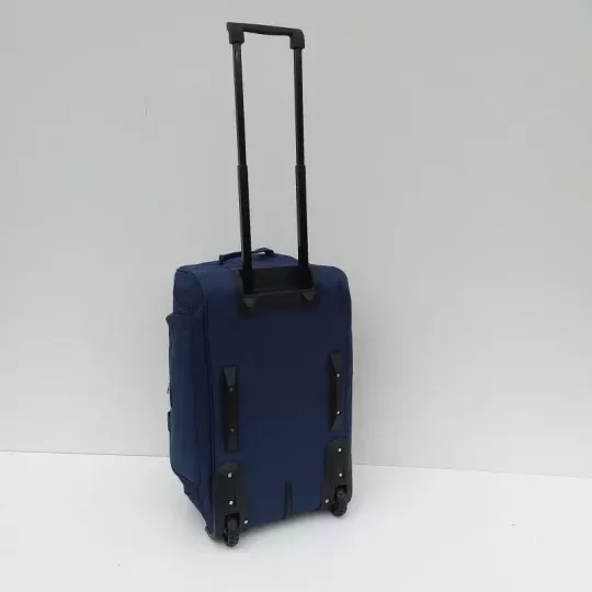 55 Cm (CABINE) Bleu Sacs De Voyage Valise Bagage A Main á Roulettes Diplomat Paris Arrière