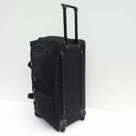 DIPLOMAT Sacs De Voyage Valise Bagage A Roulettes 2 Poches Noir Arrière