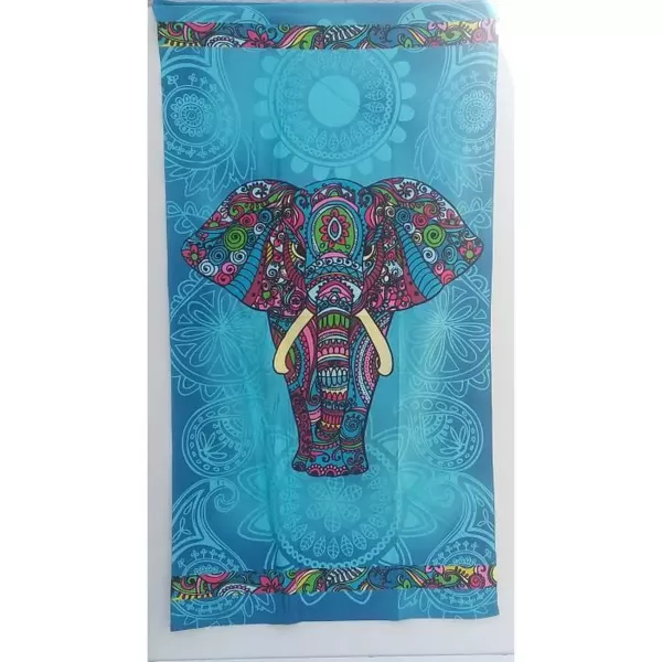 Grande Serviette de Plage Drap De Bain Microfibres éléphant Principale