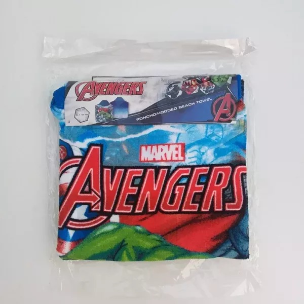 Serviette Poncho De Bain Microfibres À Capuche Avengers, Hulk Emballage