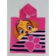 Serviette Poncho De Bain Microfibres a Capuche Pat Patrouille Stella Face Avant