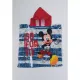 Serviette Poncho De Bain Microfibres a Capuche Mickey Principale