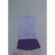 Ensemble Short Tee Shirt 100% Coton Enfant MINNIE DISNEY Violet Dos