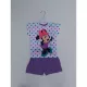 Ensemble Short Tee Shirt 100% Coton Enfant MINNIE DISNEY Violet Principale