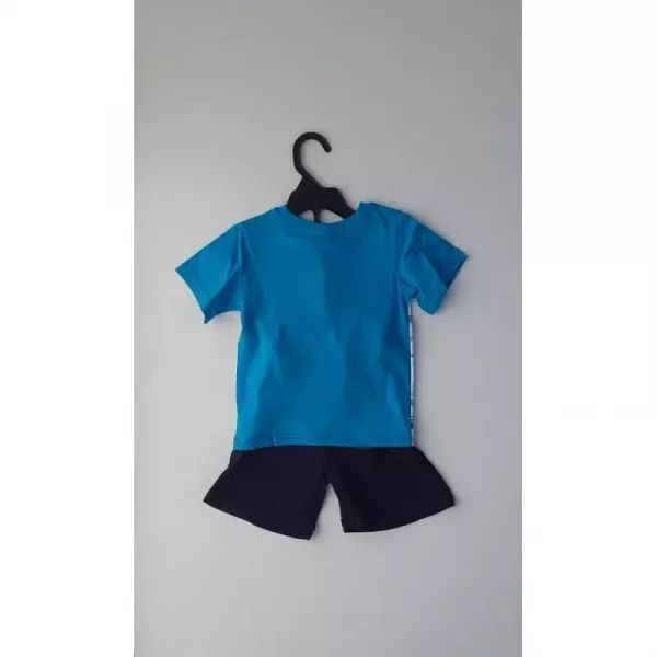 Ensemble Short Tee Shirt 100% Coton Enfant SPIDERMAN MARVEL Bleu Clair Dos